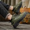 Herrenstiefel Outdoor Wasserdicht Herren Stiefeletten Herren Plateau Arbeitssicherheitsschuhe für Herren Lässige Wanderschuhe Atmungsaktive Herren Sneaker