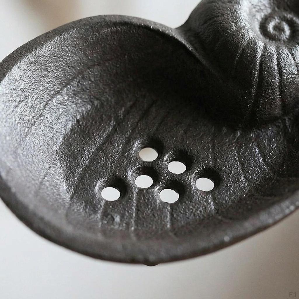 Bathtub Soap Dish, Tabletop Box Container, Heavy Duty Practical Drainable Holder, Decorative