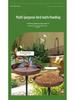 Cross-border Outdoor Garden Bird Feeder, Hummingbird Bath & Iron Art Decor