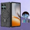For Moto Edge 60 Fusion Case Cover Motorola Moto Edge 60 Fusion Capas Shockproof Bumper Attraction Adsorption Ring Holder Fundas