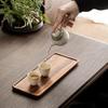 Minimalist Walnut Wood Oval Serving Tray