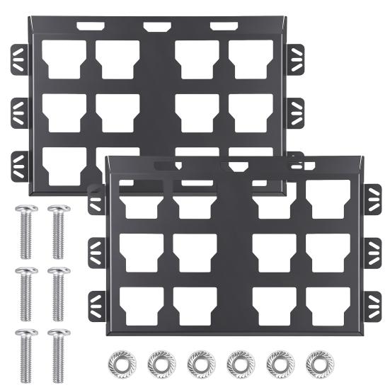 Mounting Plates for Milwaukee Toolboxes 2Pcs Packout 48-22-8486, Metal Base Toolboxes, 100 Plate Toolbox Lbs Load Capacity, Compatible with