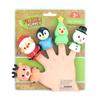 Safety Mini Animal Hand Puppet Colorful Dinosaur Finger Puppet Doll Finger Puppet Toy Set  Gifts
