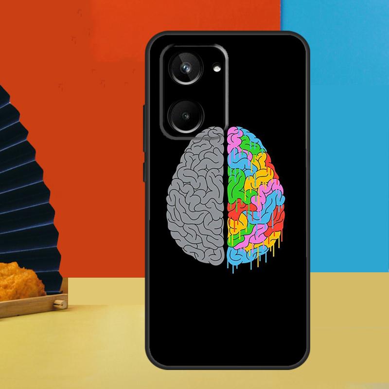 

Арт с мозгом Для Realme C75 C71 C55 C53 C67 C61 C33 C63 C51 10 11 12 13 14 Pro Plus C65 GT7 15 Pro Чехол Realme C67 4G
