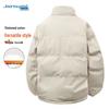 JEANSWEST Unisex Reversible Plush-Lined Padded Jacket