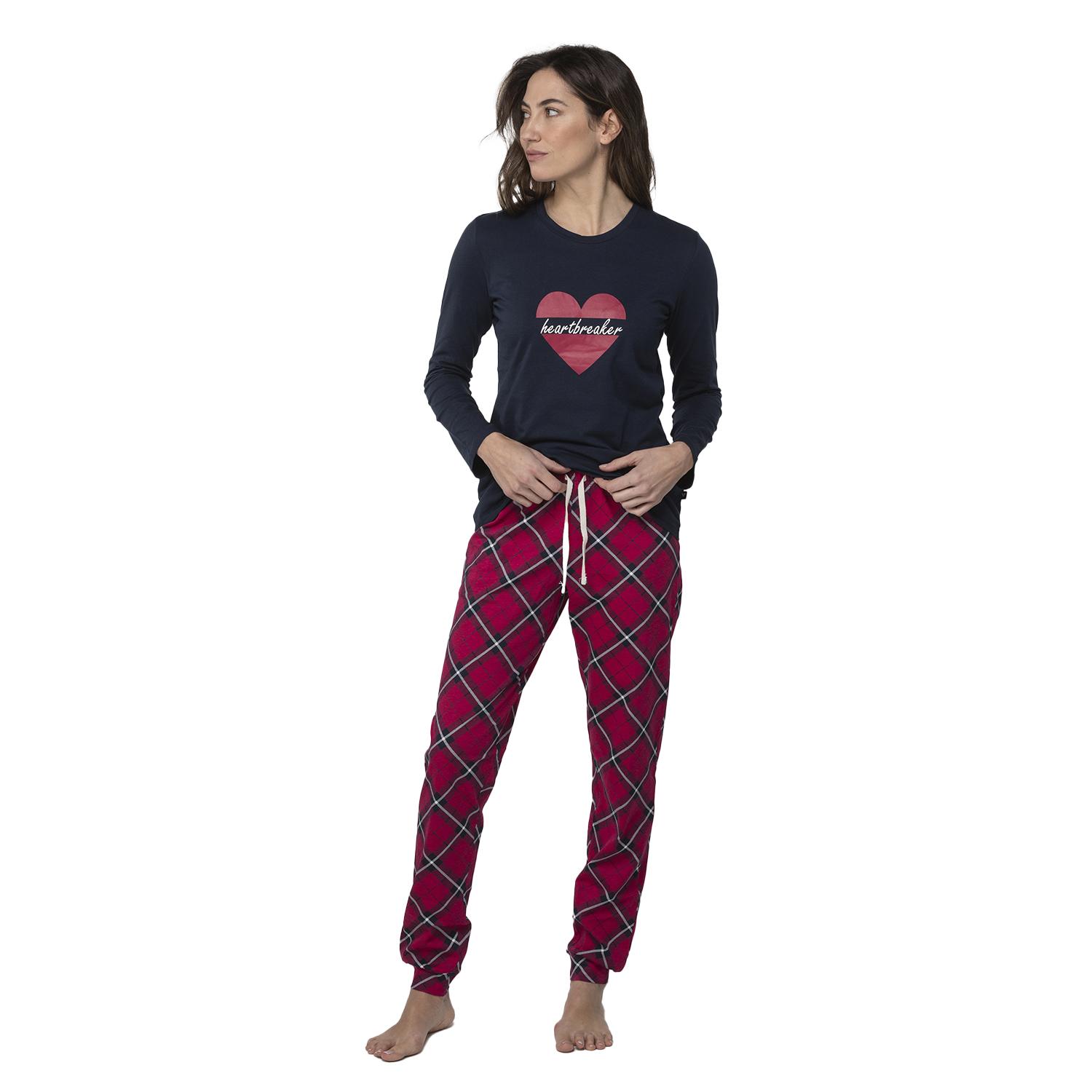 

Женская зимняя пижама с круглым вырезом AL20CH7