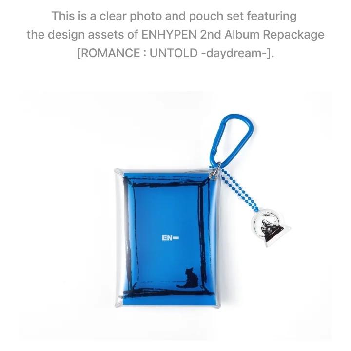 ENHYPEN [ROMANCE : UNTOLD –DAYDREAM-] Clear Photo Pouch Set