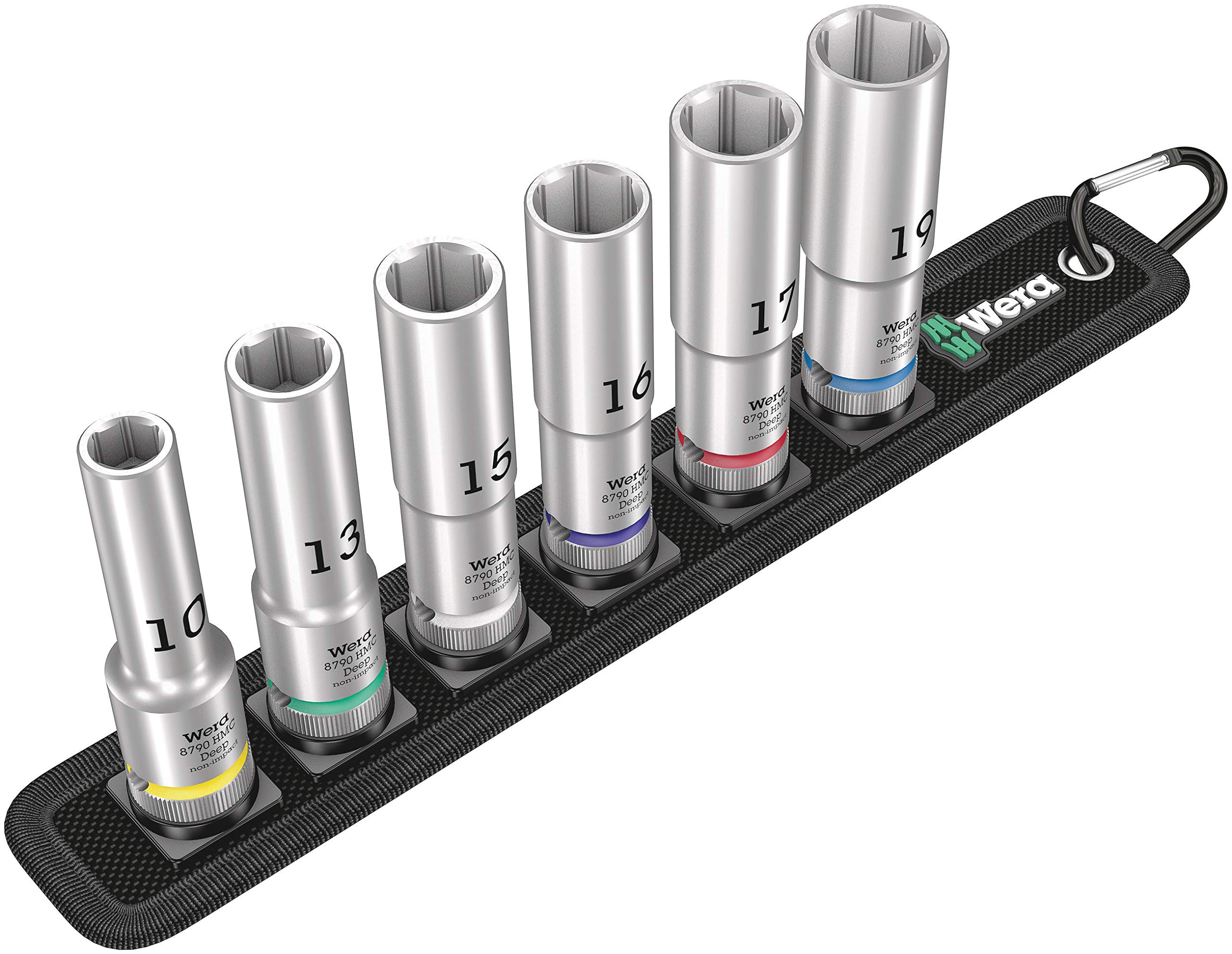 

WERA ZYKLOP Deep Socket Set (6-Piece Set, 1/2 Drive, 004565)