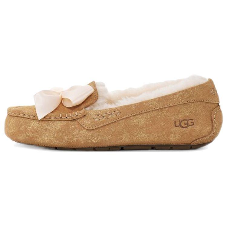 UGG Женские тапочки Ansley Bow Glimmer Slippers Chestnut 1125830-CHE 37 14600₽