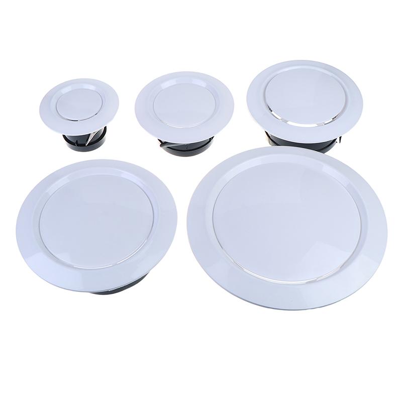 Verstellbare runde Lüftungsgitter-Abluftklappe 75-200 mm Lüftungsgitter Abluftklappe Gitter Wandmontage Deckenlüftungsgitter Abdeckung