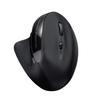 Sanwa Direct Bluetooth Ergonomic Mouse, Multi-Pairing, One-Touch Switching for 3 Devices, Rechargeable, Quiet, 5 Buttons, Blue LED, 400-MABT127