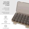 Portable 21/28 Grids Weekly Pill Box Medicine Dispenser Tablet Organizer Storage Boxes 7 Days Compartment Pills Case Container