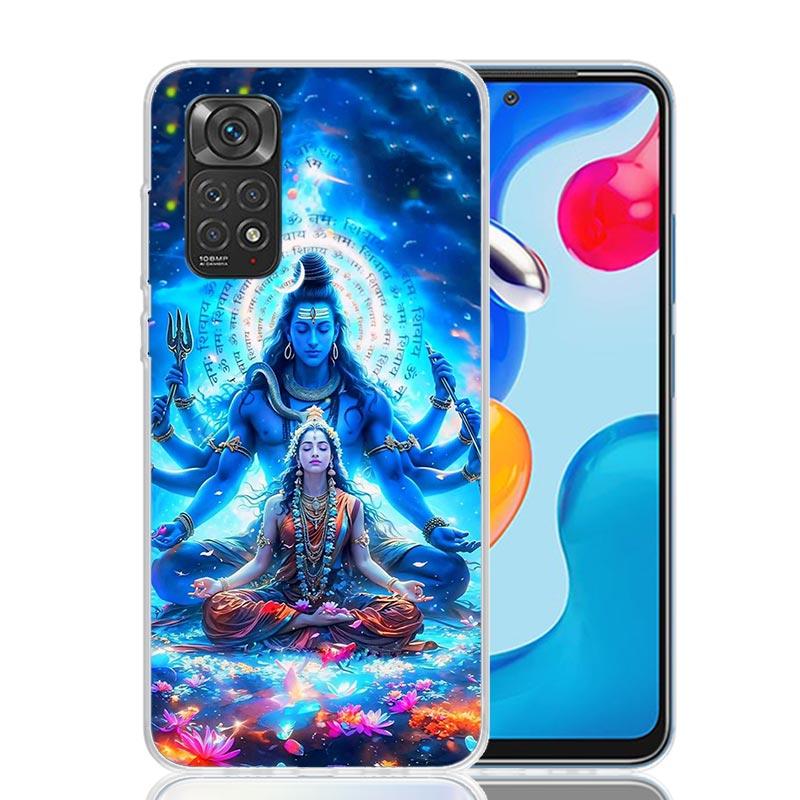 Lord Shiva Hindu God Buddha India Phone Case For Xiaomi Redmi Note 15 14 13 12S 12 Pro Plus 11S 11E 11 11T 10S 10 Art Soft Patte