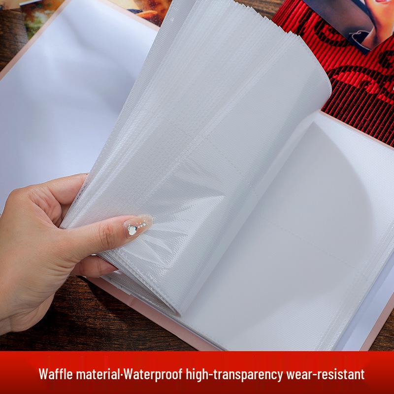 Album Fotografico con Inserimento per Foto da 5 a 7 Pollici per la Crescita dei Bambini, Grande Capacità, Pagine Laminate