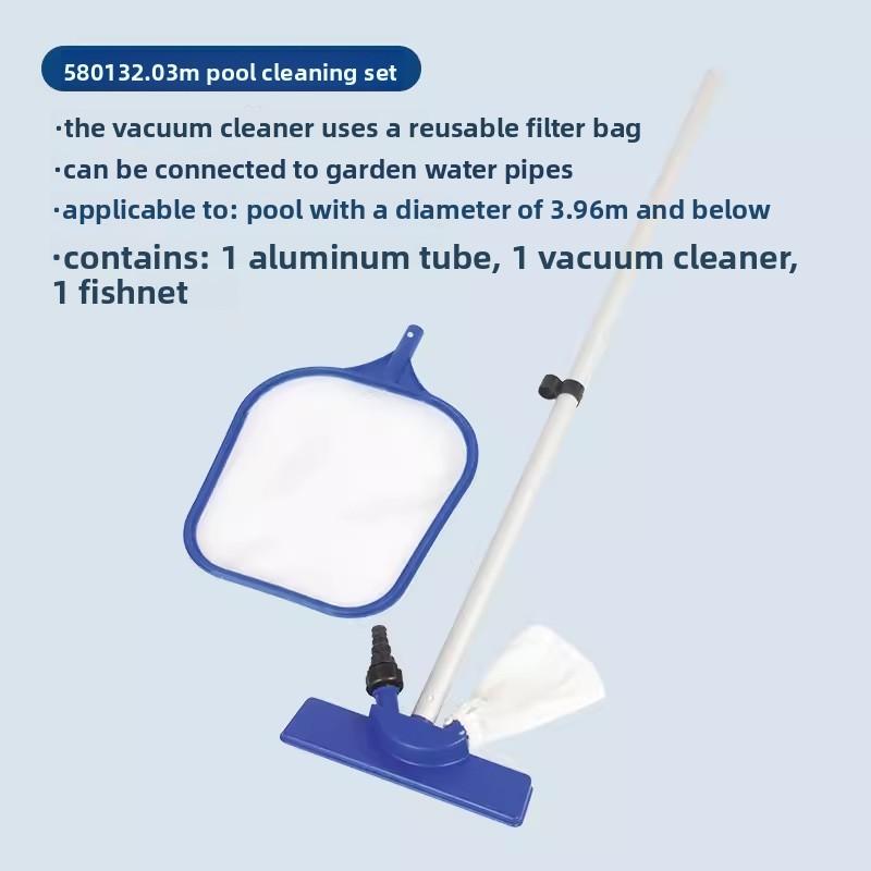 Bestway For Cleaning Above Ground Pool Maintenance Kit Swimming Pools Net Skimmer