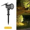 9 LED Solar Spot Light Outdoor IP65 Waterproof Spotlights Solar Garden Lights Landscape Lighting Decoration Pathway Lawn Lamp