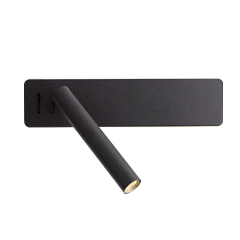 Nordic Rotatable Wall Spotlight for Bedroom, Hallway, Living Room, and Hotel - Modern Creative Bedside Lamp.