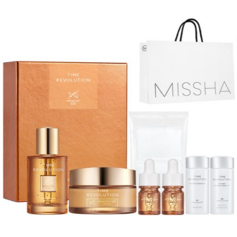 MISSHA Time Revolution Prime Stem 100 2‑Piece Set – Lifting Serum & Cream / best gift set
