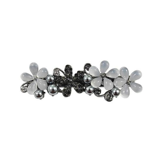 Hairpin Imitation Pearl Decor Enamel Small Hair Organizer Clip Side Bang Hair Pin Decorative Hair Accessories