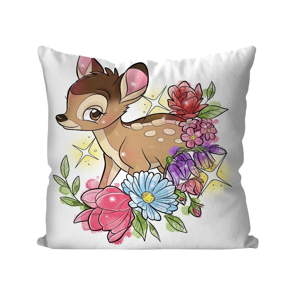 Animated B-Bambi Fairy Tale Pillow Case Square Pillow Bedroom Sofa Leisure Comfort Cushion Car Living Room Home Decoration 40X40