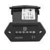 Mechanischer Betriebsstundenzähler DC10 bis 80V Wasserdicht für Motor Generator Boot Motorcross Motor LKW Traktor