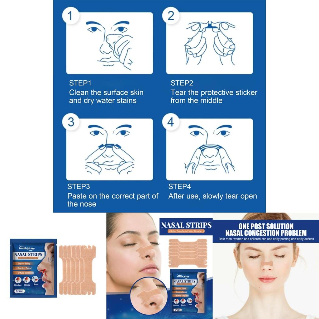 South Moon Herbal Essence Nose Patches For Soothing Comfort And Relief For Skin Care