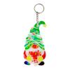 Holographic Resin Molds with Hole Christmas Gnome Pendant Silicone Mold for DIY Keychains Pendants Jewelry Resin Craft
