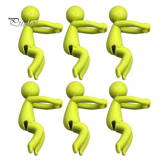 6-teiliger Pflanzenanzuchthalter für Stängel, Sprossen, Triebe, Zweige, Pflanzenstecklinge, Befestigungsclip, für den Innen- und Außenbereich, Gartenpflanzenanzuchtstation