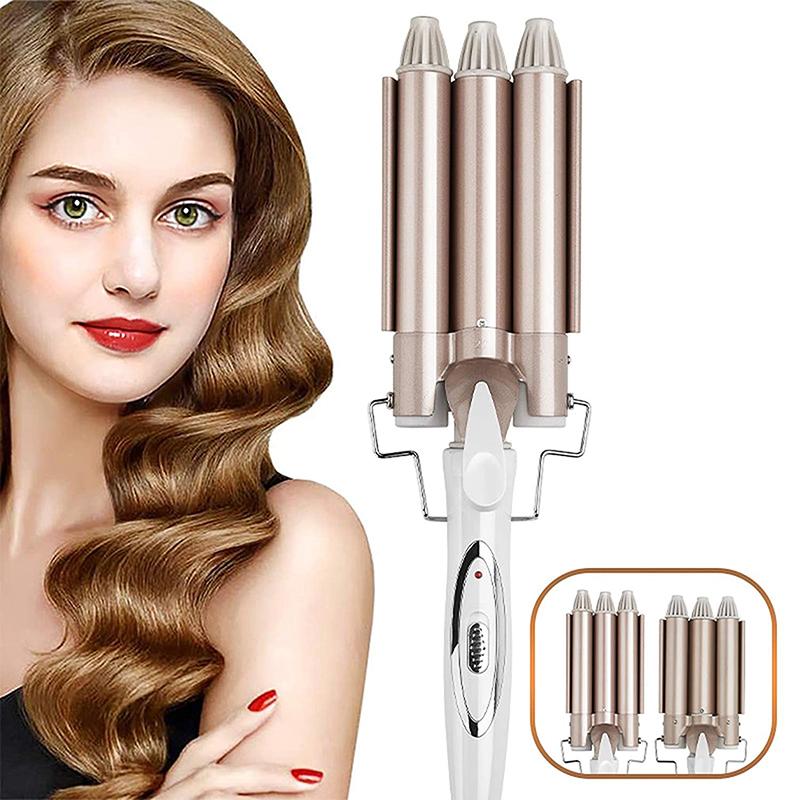 Professional Hair Tools Curling Triple Barrel Hair Styler Hair Curlers Electric Curling Hair Waver Styling Tool