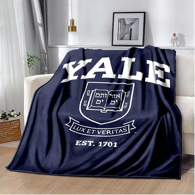 Famous University Logo Printed Blanket,Harvard ,Yale, MIT, West Point Military Academy, Stanfor, Cornell,