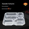 Jiwanggu Disposable 4-Compartment Lunch Boxes