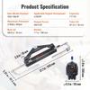 Hydraulic Outboard Steering Kit, 150HP, Marine Boat Hydraulic Steering System, with Helm Pump Two-Way Lock Cylinder and 24 Feet Hydraulic Steering