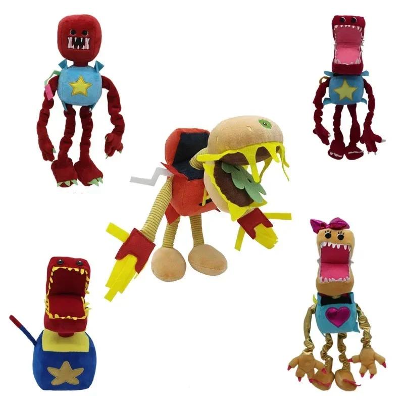 Cartoon Boxy Boo Spielzeug Gruseliges Spiel Peripheriepuppen Roter Roboter Gefüllte Plüschpuppen Weihnachtsgeschenk Sammlerpuppen