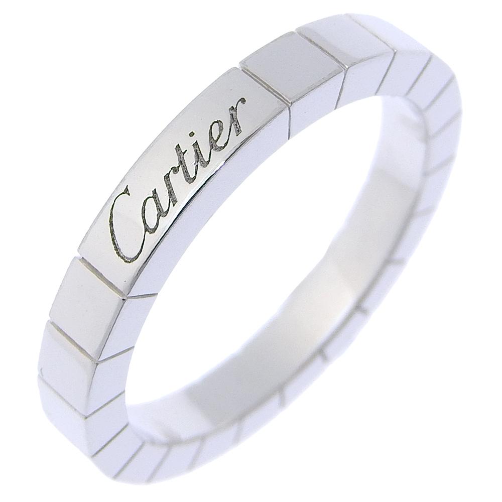 

CARTIER Lanieres Ring K18 white gold #7.6(US Size) 6.6g unisex Used