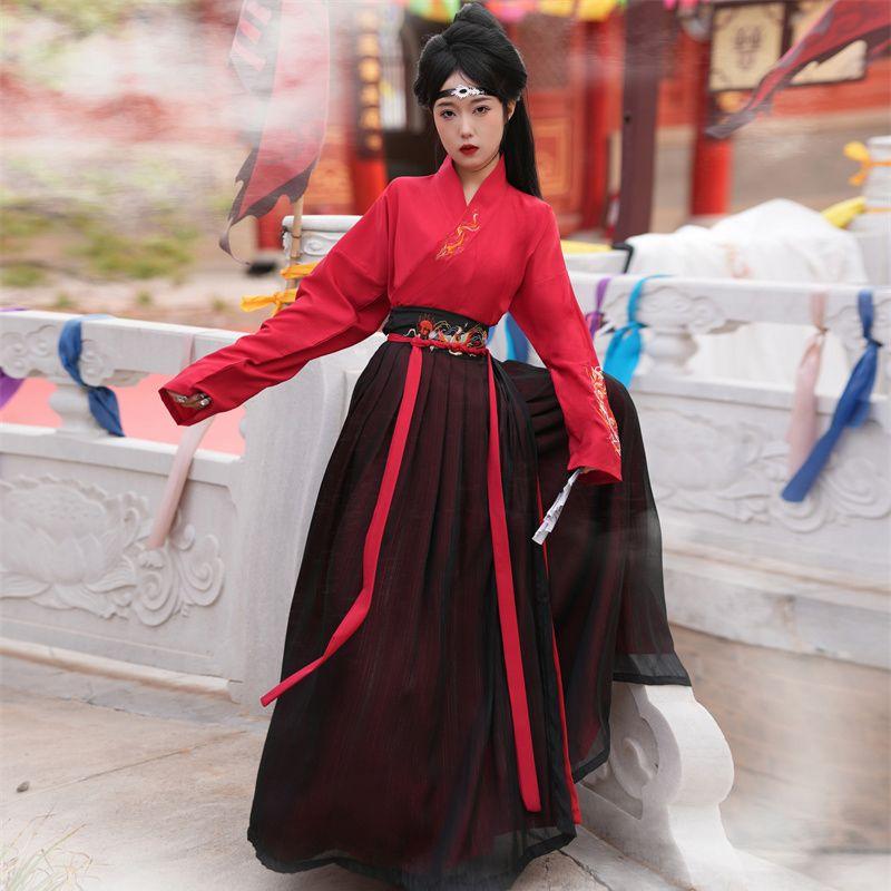 Men's Clothing Hanfu Martial Arts Style Chivalrous Handsome Men's Suit