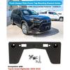 Kennzeichenhalter vorne für 2024 2025 2026 Toyota Grand Highlander Stoßfänger vorne Kennzeichenhalter Montagehalter Ersetzt # 521140E240