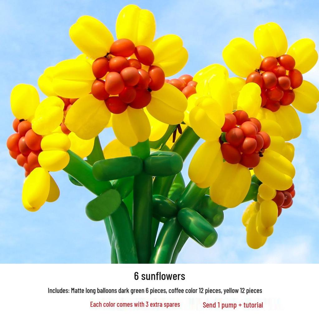 Ins Xiaohongshu DIY Blumen-Ballonstrauß-Set für Kinder - Japanische & Koreanische Partyballons