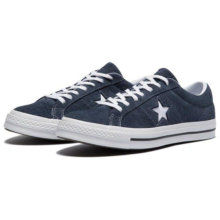 One Star Converse Ox Premium Suede 'Dark Blue' 158371C