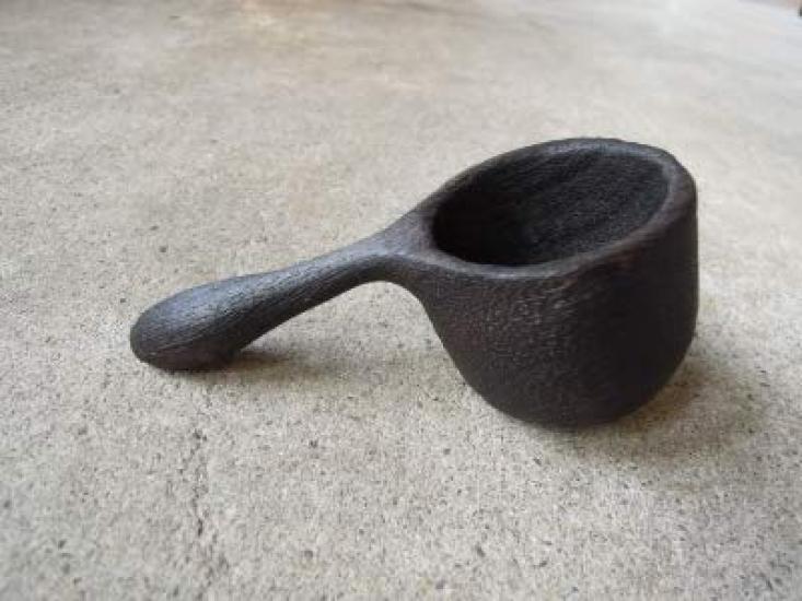 Kaffebønne Kanazawa Paulownia Tre Iwamoto Kiyoshi Brennbehandlet Paulownia Tre Kaffe Laget i Japan Skje, Håndverk, Shoten, Mål,