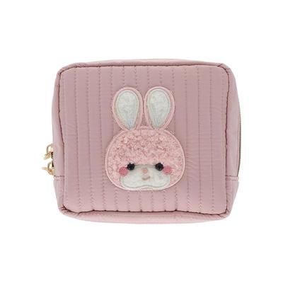 Kantoorartikelen Retro Pluche Collectie Yoshitoku Producten Gewatteerd Vierkant Etui Romige Konijn S2338114 Sun-Star