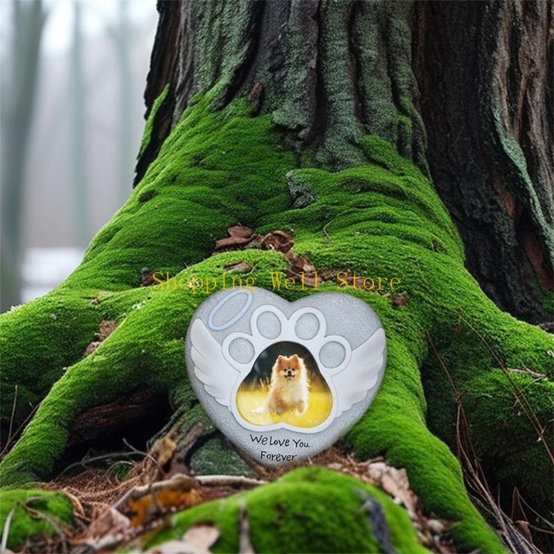 KX4B Pet Loss Sympathy Keepsakes Decorative Pet Grave Marker Durability Pet Souvenir