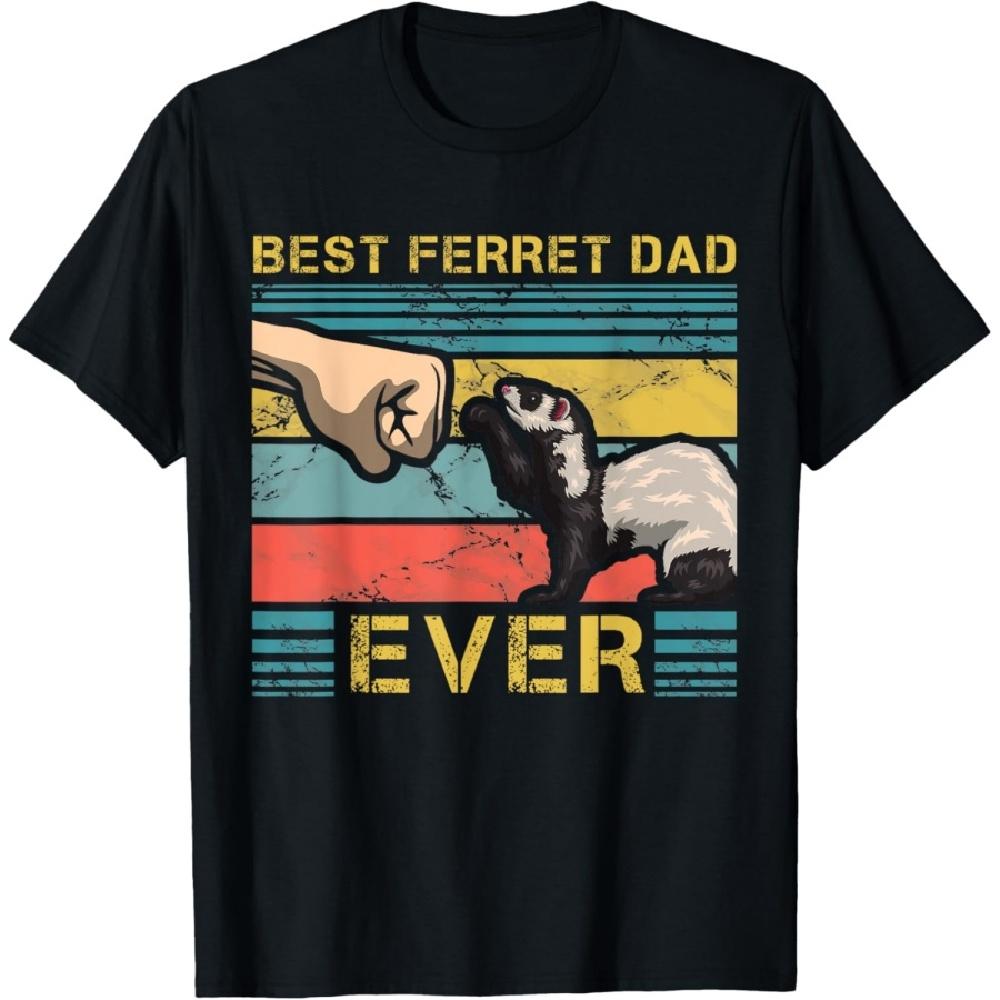

Best Ferret Dad Ever Fathers Day Animal Fatherhood T-Shirt XXXXXL чёрный
