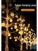 LED Colorful Rattan Ball String Lights - Flashing Starry Sky Decoration for Trees, Streets, Malls, Parks
