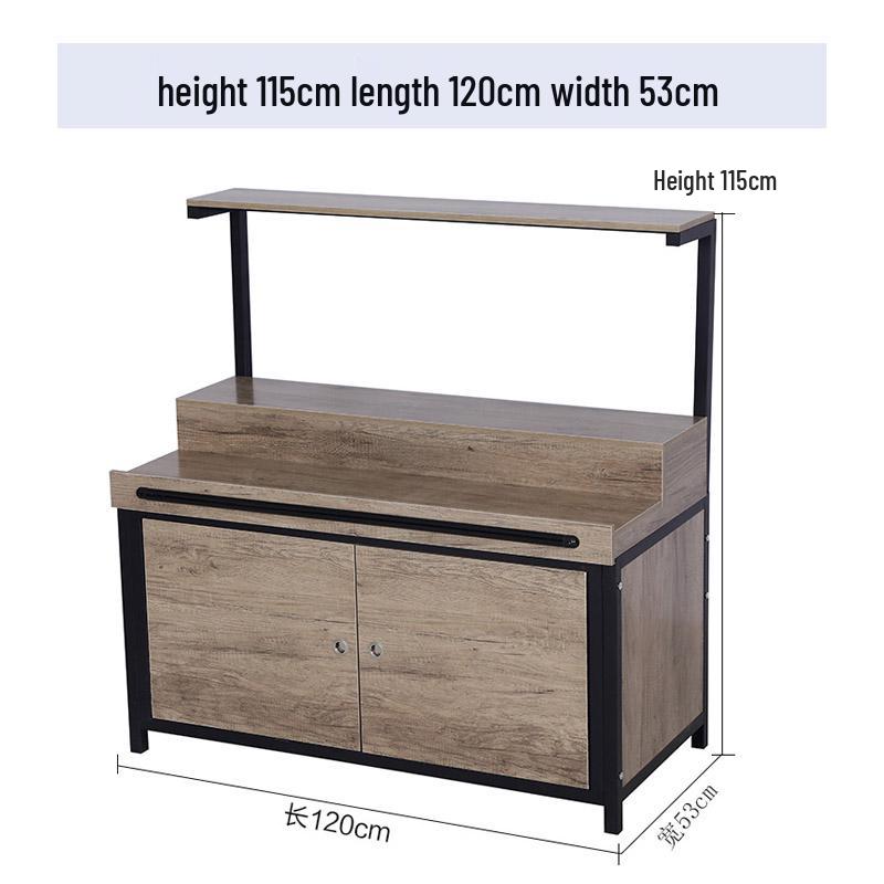 Supermarket Multi-Layer Detachable Display Rack for Bulk Dried Fruits, Grains, Candy, and Biscuits.