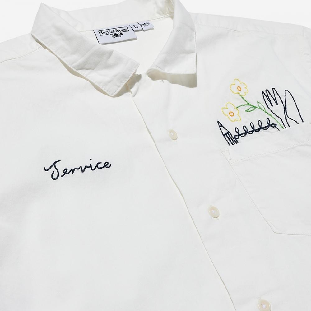 Service WorkS Lt Twill NeceSSitieS S S Shirt Sw016 Offwht