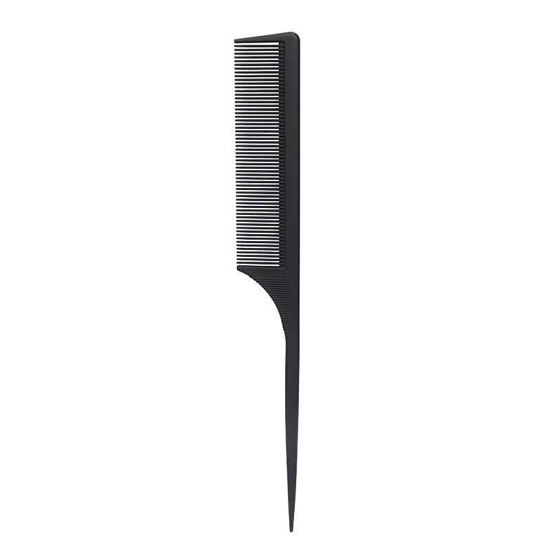 plastic professional hair comb, fine teeth, anti-static ponytail comb, salon hair styling hair tool Special for real hair wigs