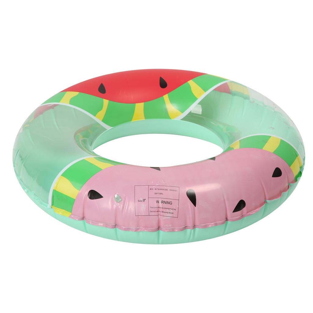 Summer Inflatable Swimming Ring Pool Float Tube Round Shaped Swim Ring for Adults