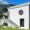 ABBP-5Pcs 4Inch 304 Stainless Steel, Louvered Grille Cover Vent Hood Flat Ducting Ventilation Air Vent Wall Air Outlet