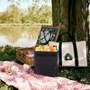 Collapsible Car Trash Can with Lid Car Garbage Bin Leakproof Car Trash Bag  Car Use