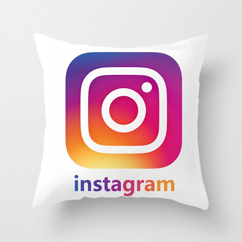 

Microfiber Luxury Social Media Decorative Cushion Covers Pillow 40x40cm Cover Instagram